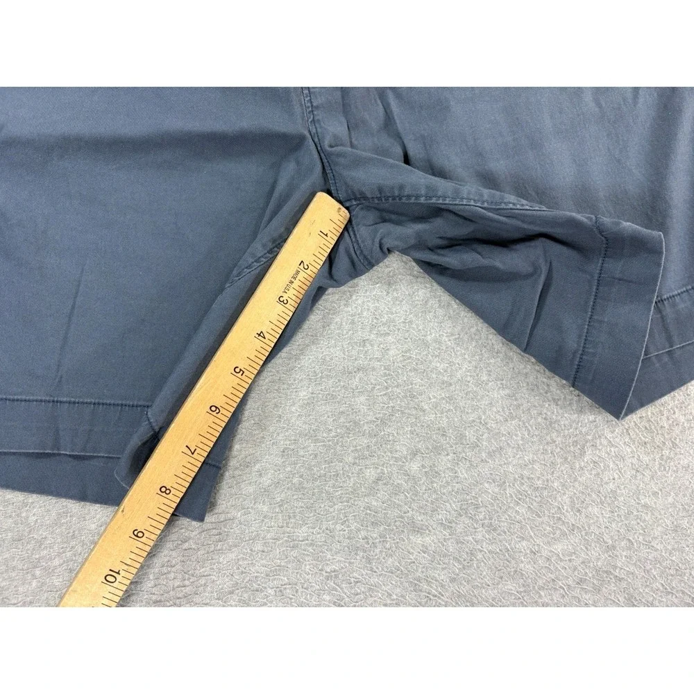 Faherty Organic Cotton Blend Casual‎ Shorts (Men's 38) Blue - 8